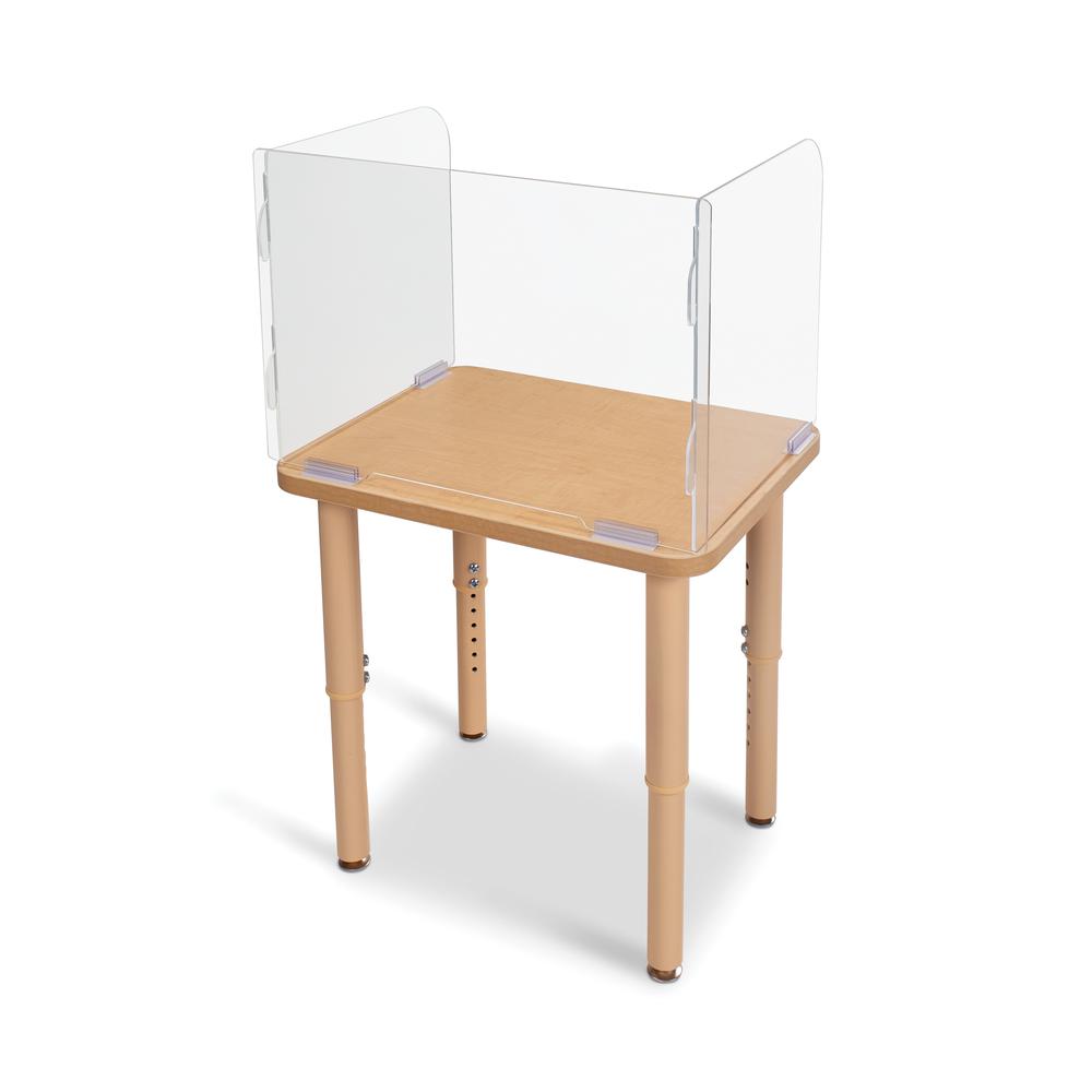 Jonti-Craft® See-Thru Student Desktop Shield -16.5" High. Picture 4