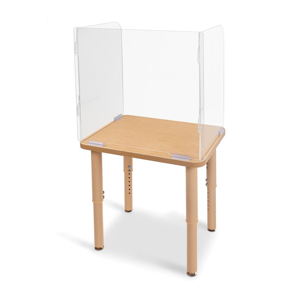 Jonti-Craft® See-Thru Student Desktop Shield - 23.5" High. Picture 4