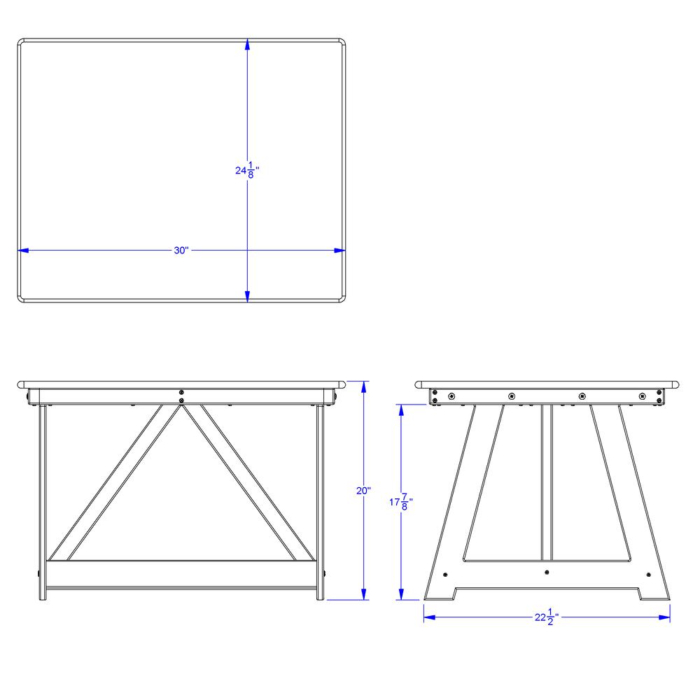 EverPlay Small Outdoor Table - 30" x 23.5". Picture 4