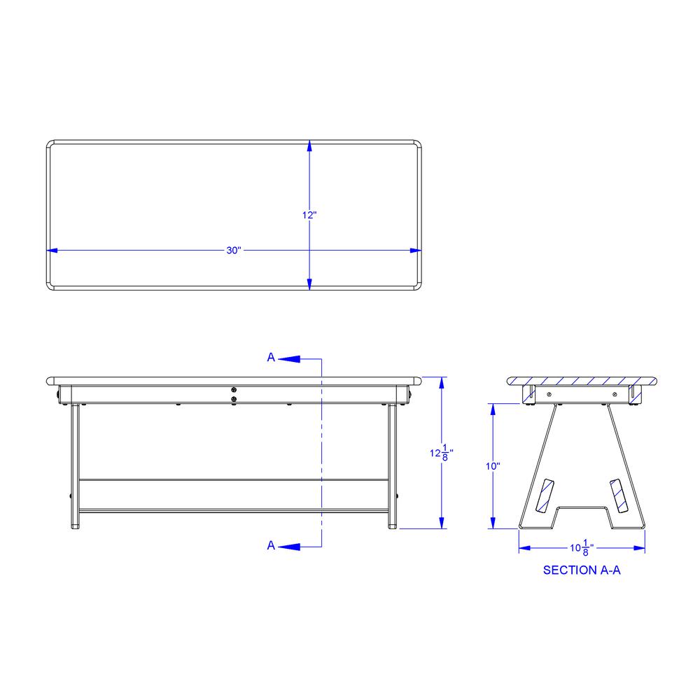 EverPlay Small Outdoor Bench - 30". Picture 3