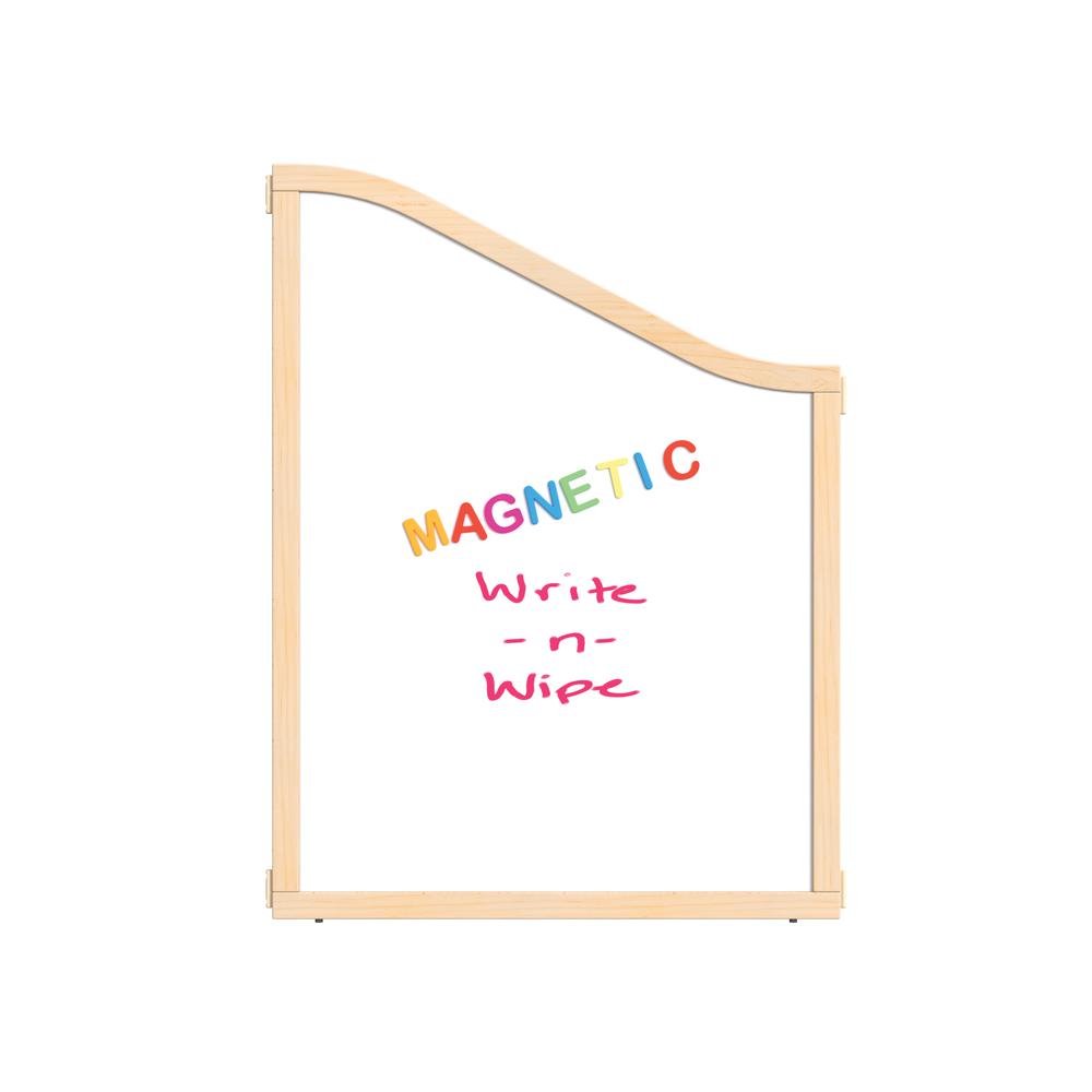 KYDZ Suite® Cascade Panel - A to S-height - 36" Wide - Magnetic Write-n-Wipe. Picture 1