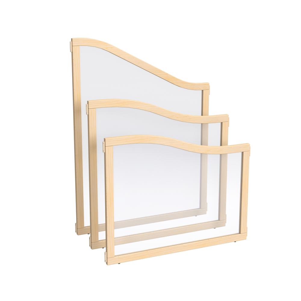 KYDZ Suite® Cascade Panel - A to S-height - 36" Wide - See-Thru. Picture 4