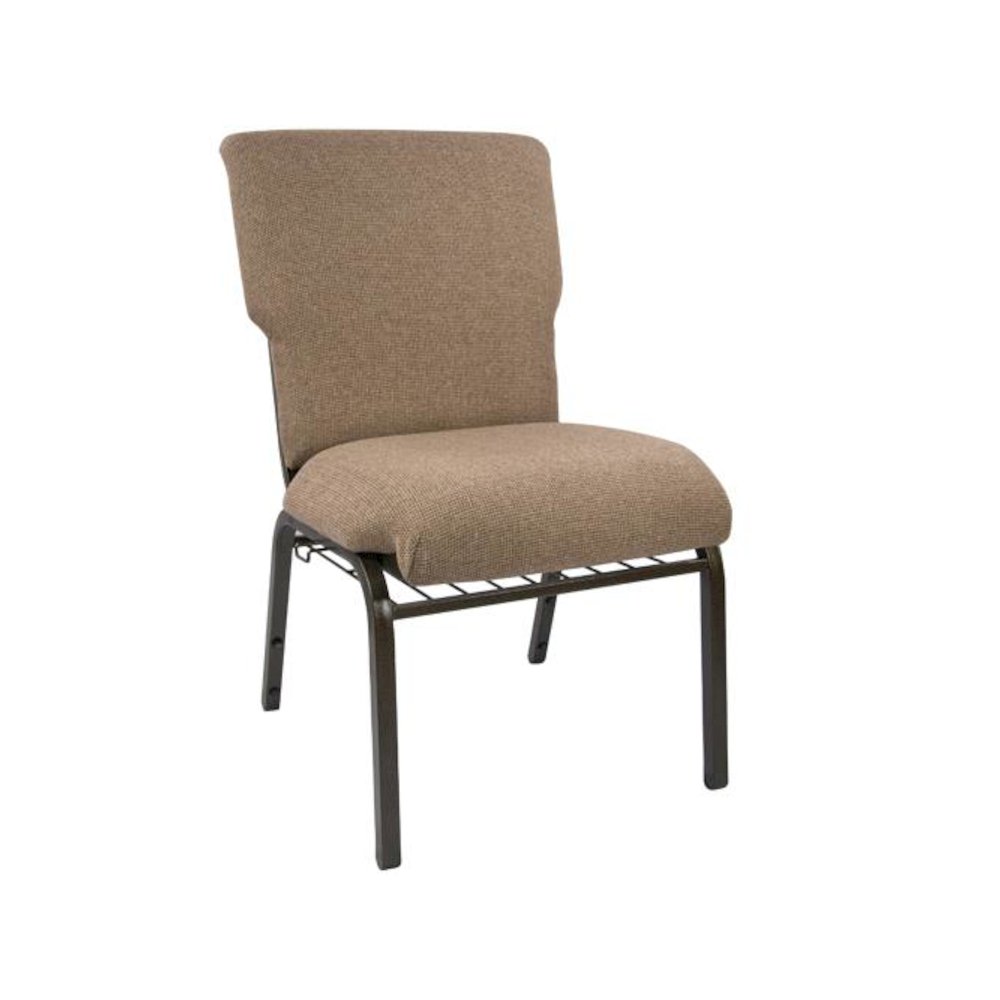 Mixed Tan Church Chair 20.5 in. Wide. Picture 7