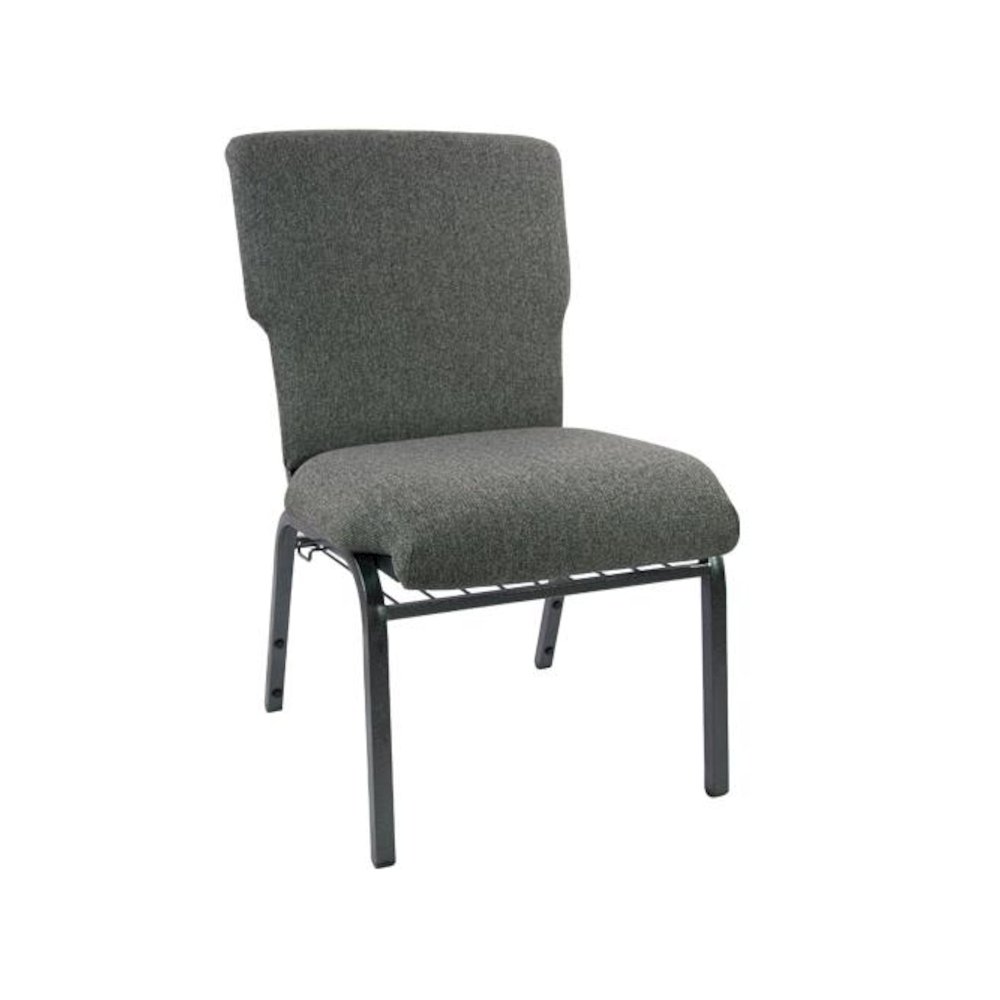 Charcoal Gray Church Chair 20.5 in. Wide. Picture 7
