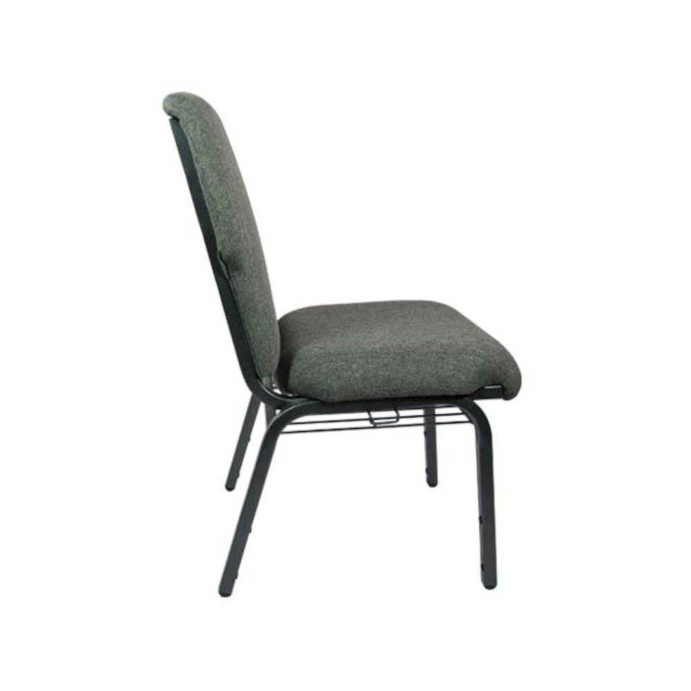 Charcoal Gray Church Chair 20.5 in. Wide. Picture 2