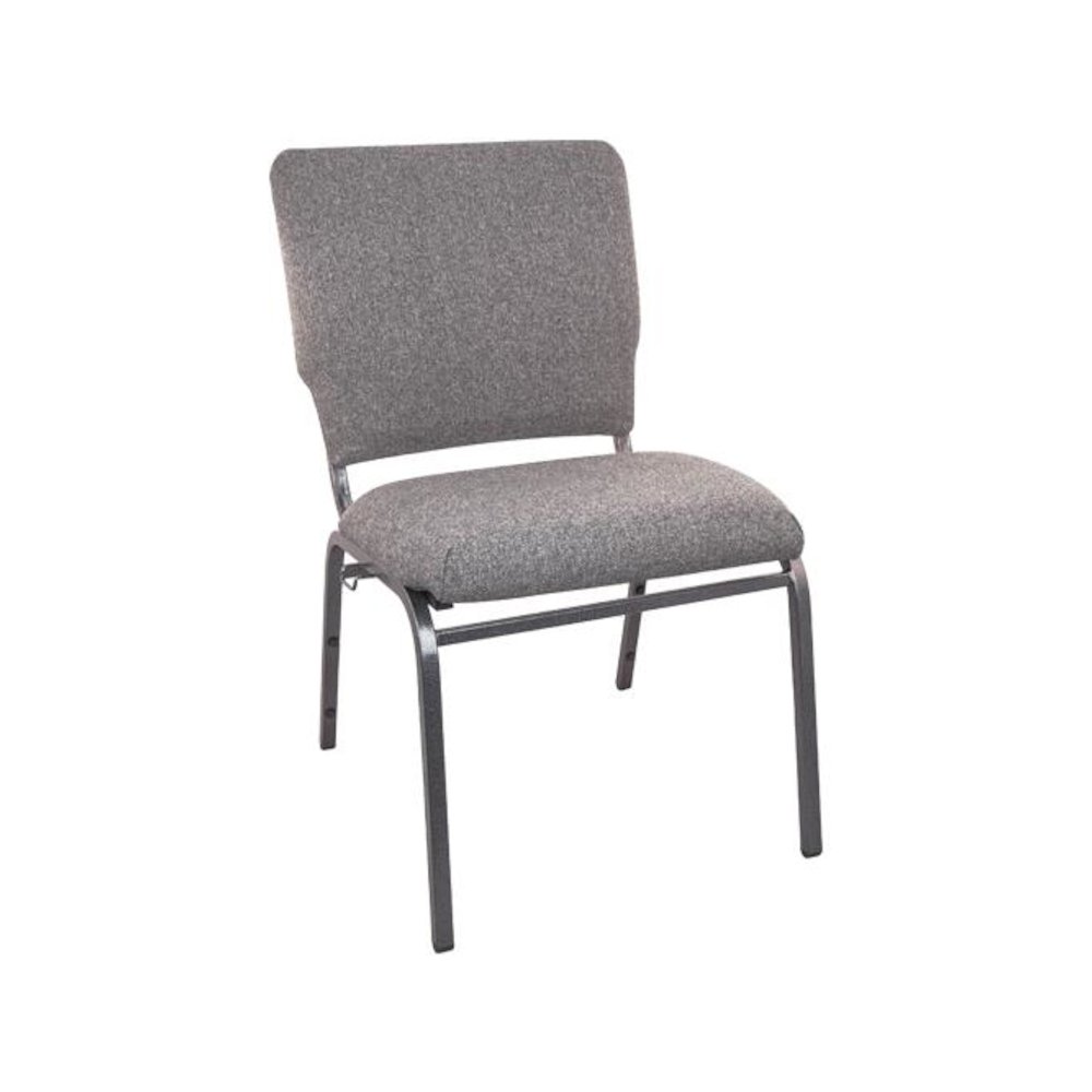 Charcoal Gray Multipurpose Church Chairs - 18.5 in. Wide. Picture 4