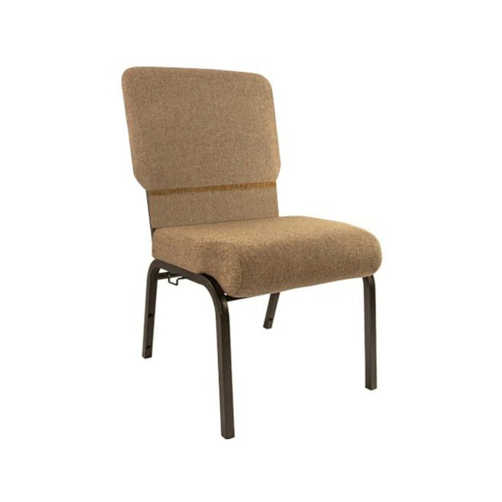 Mixed Tan Church Chair 20.5 in. Wide. Picture 10