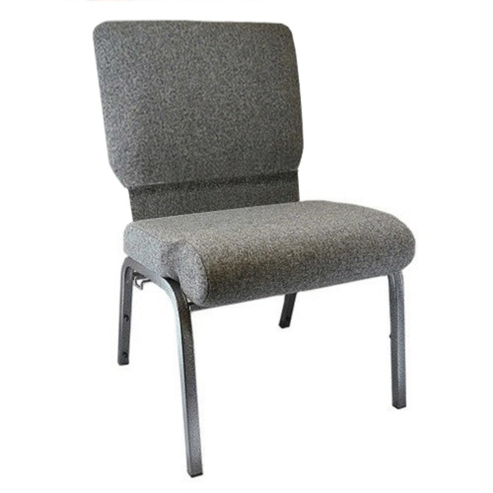 Charcoal Gray Church Chair 20.5 in. Wide. Picture 11