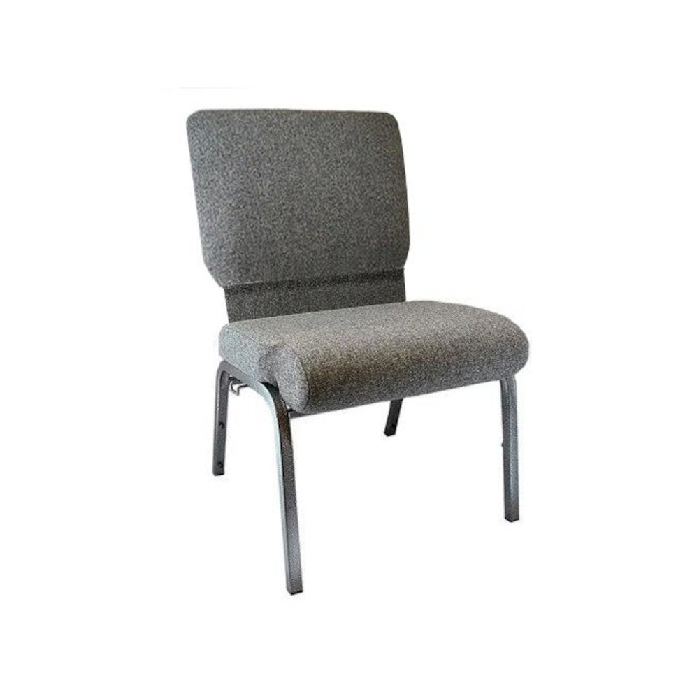 Charcoal Gray Church Chair 20.5 in. Wide. Picture 10