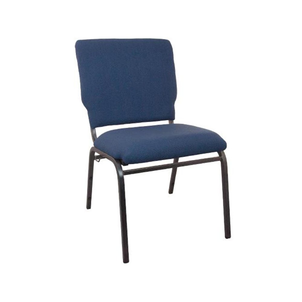 Navy Church Chairs 18.5 in. Wide. Picture 8