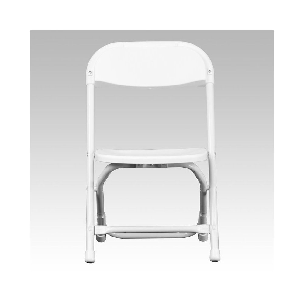 Kids White Plastic Folding Chair. Picture 5