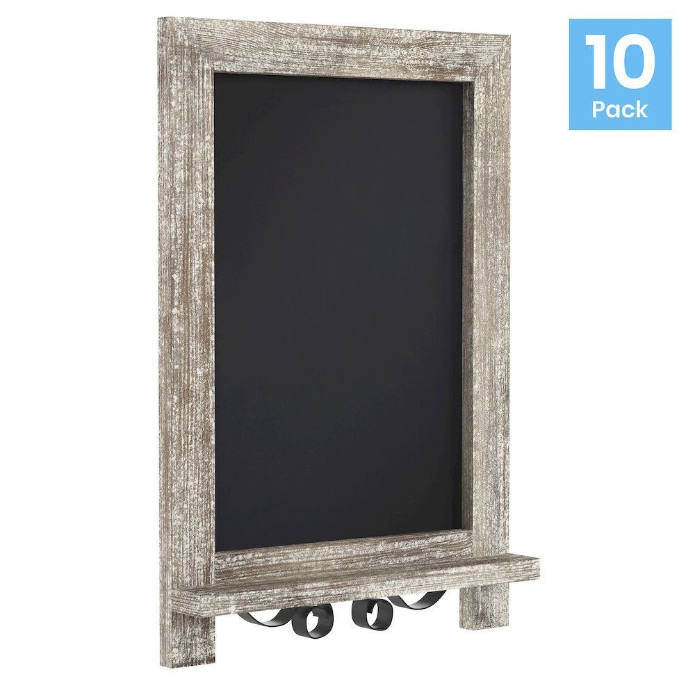 Vintage 9.5" x 14" Wooden Magnetic Chalkboards with Legs, Set of 10. Picture 1