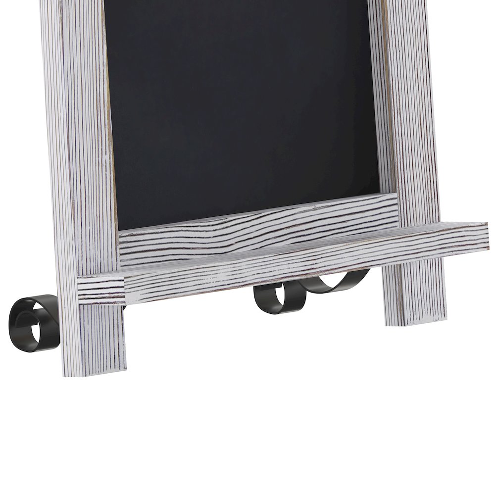 Vintage 9.5" x 14" Wooden Magnetic Chalkboards with Legs, Set of 10. Picture 10
