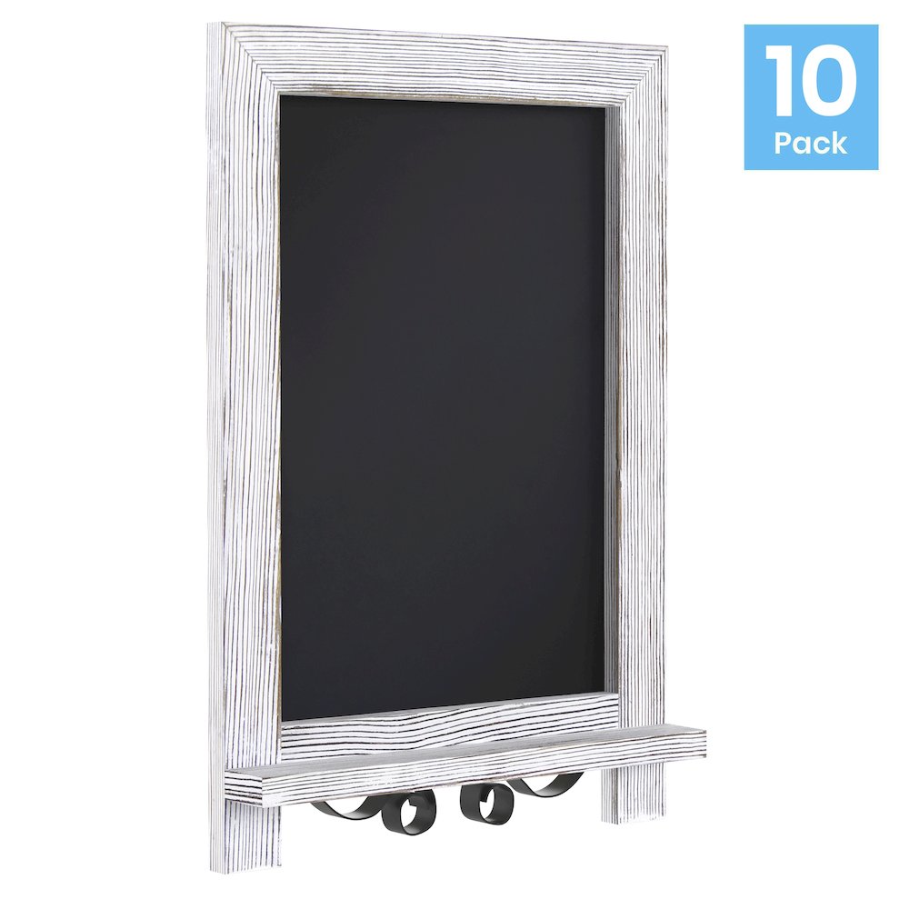 Vintage 9.5" x 14" Wooden Magnetic Chalkboards with Legs, Set of 10. Picture 1