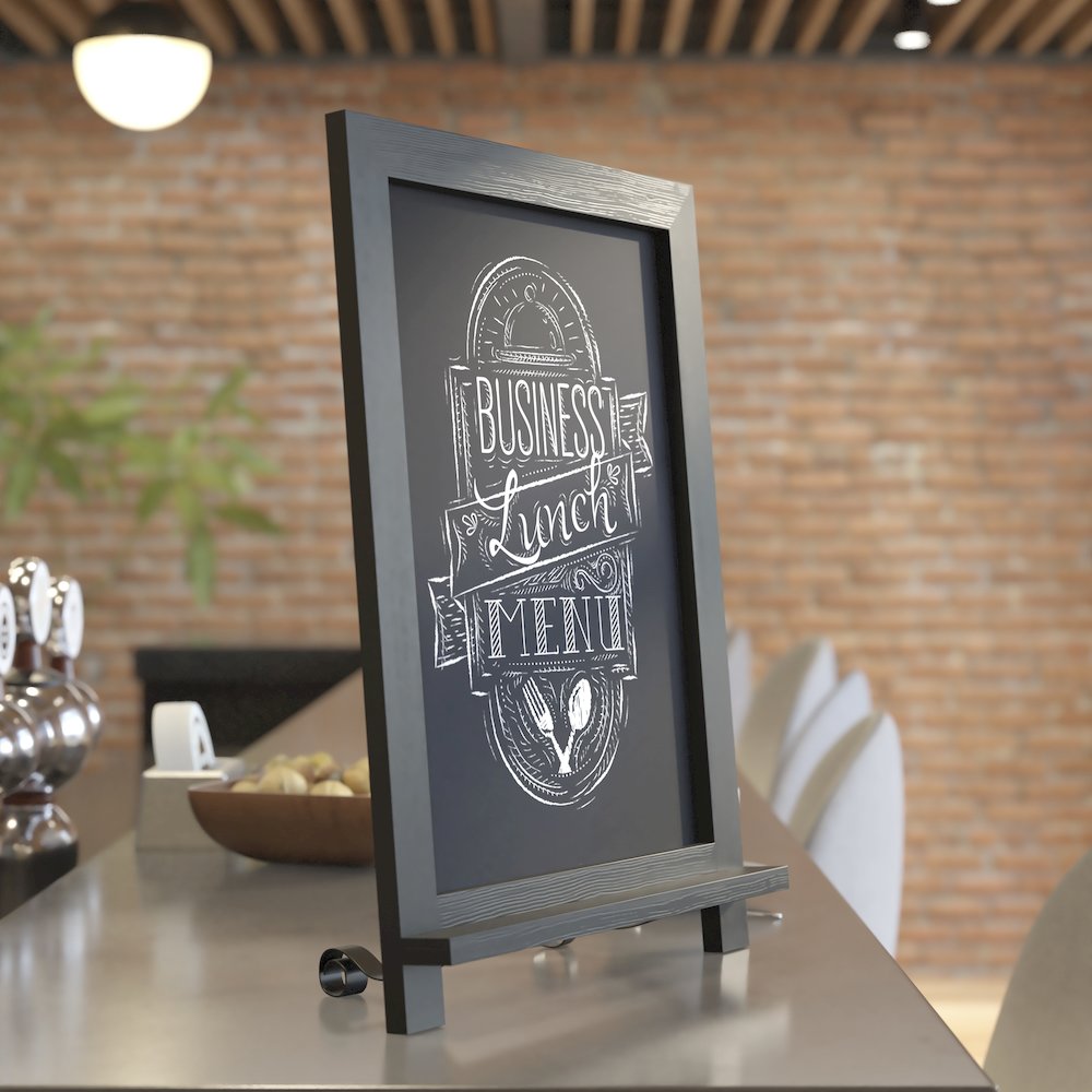 Vintage 12" x 17" Wooden Magnetic Chalkboards with Legs, Set of 10. Picture 7