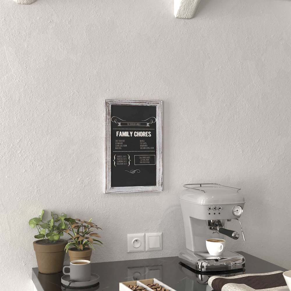 Vintage Wall Mount Magnetic Chalkboard, Set of 10. Picture 2