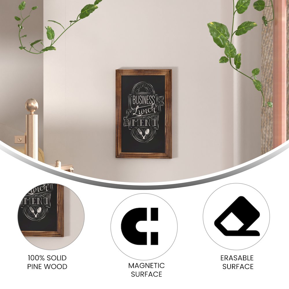 Vintage Wall Mount Magnetic Chalkboard, Set of 10. Picture 5