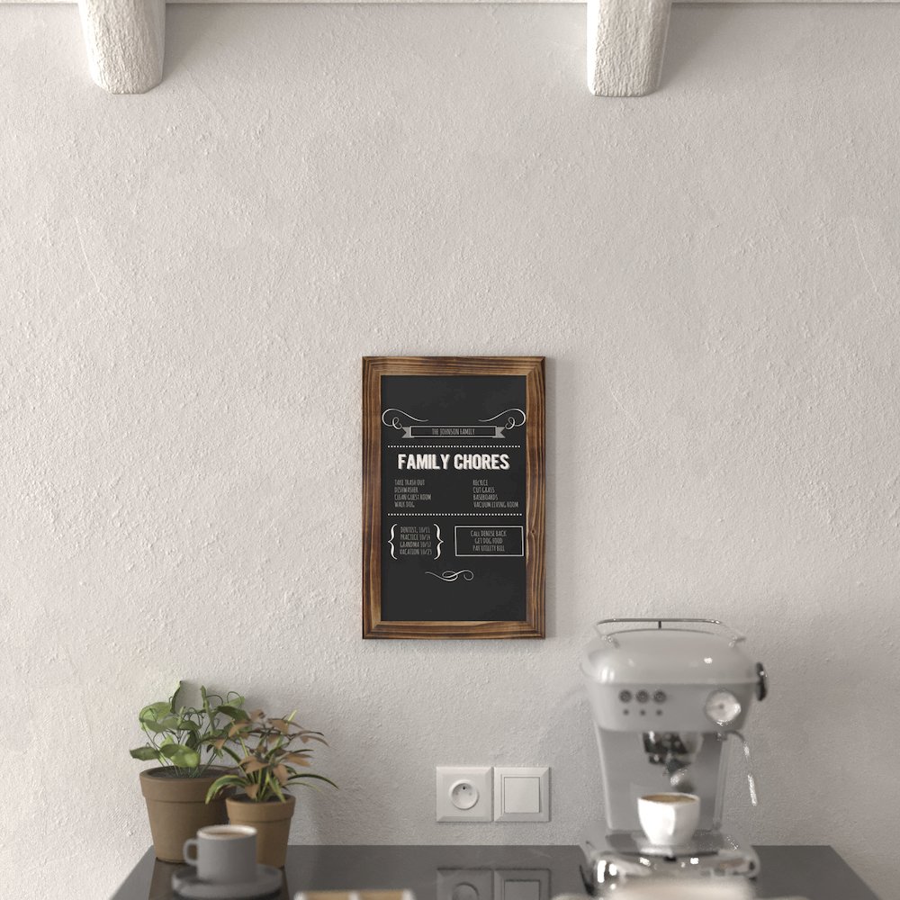 Vintage Wall Mount Magnetic Chalkboard, Set of 10. Picture 8