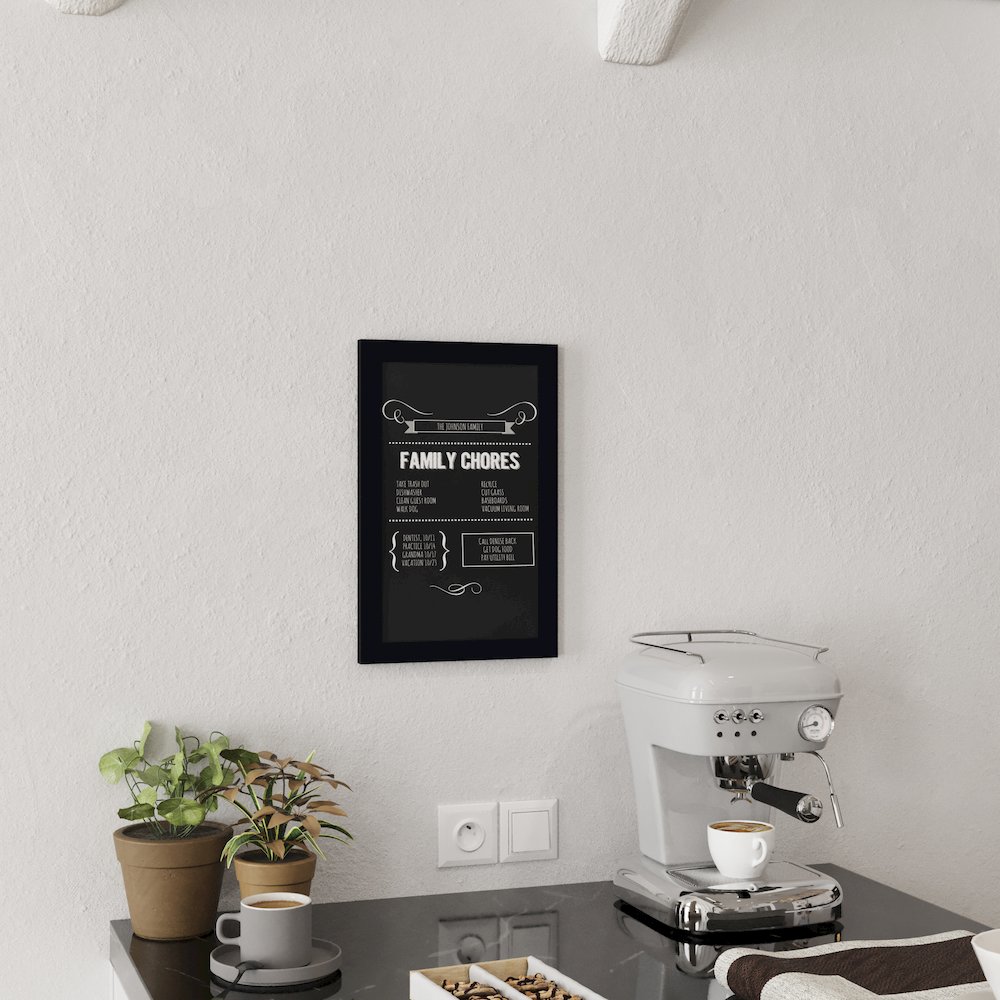 Vintage Wall Mount Magnetic Chalkboard, Set of 10. Picture 2