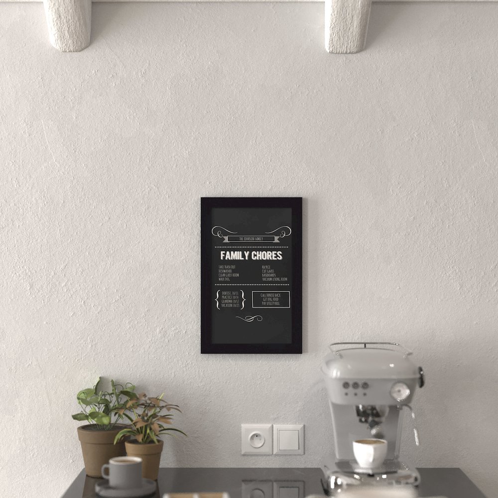 Vintage Wall Mount Magnetic Chalkboard, Set of 10. Picture 8