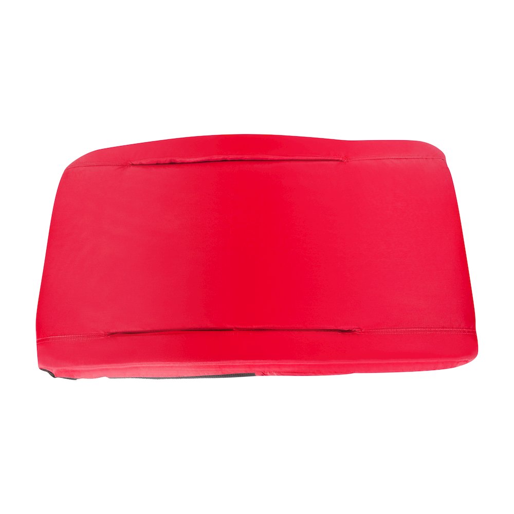 Set of 2 Red Portable Lightweight Stadium Chairs with Armrests. Picture 16