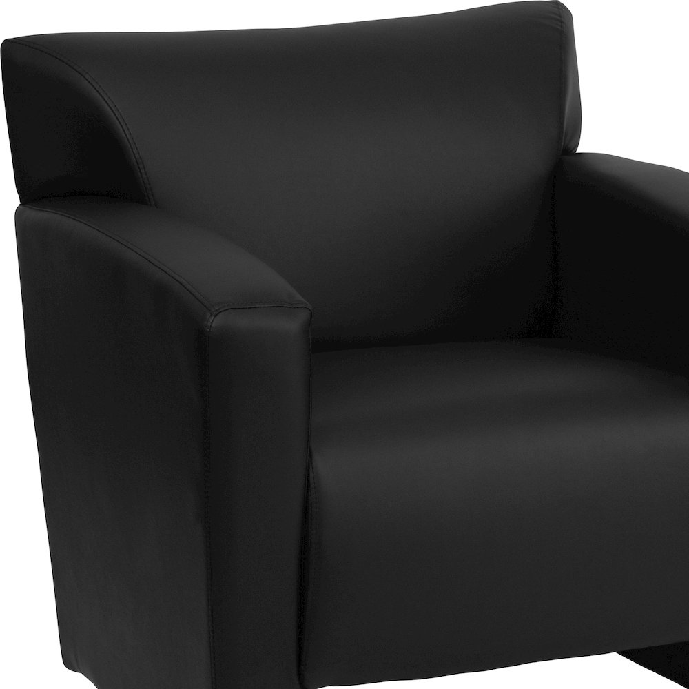 Black LeatherSoft Chair. Picture 10