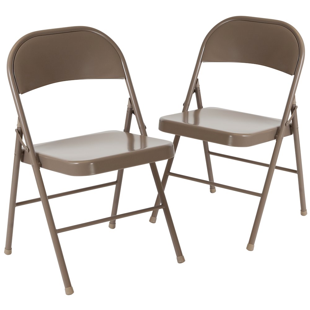 Set of 2 Metal Folding Chairs. Picture 3