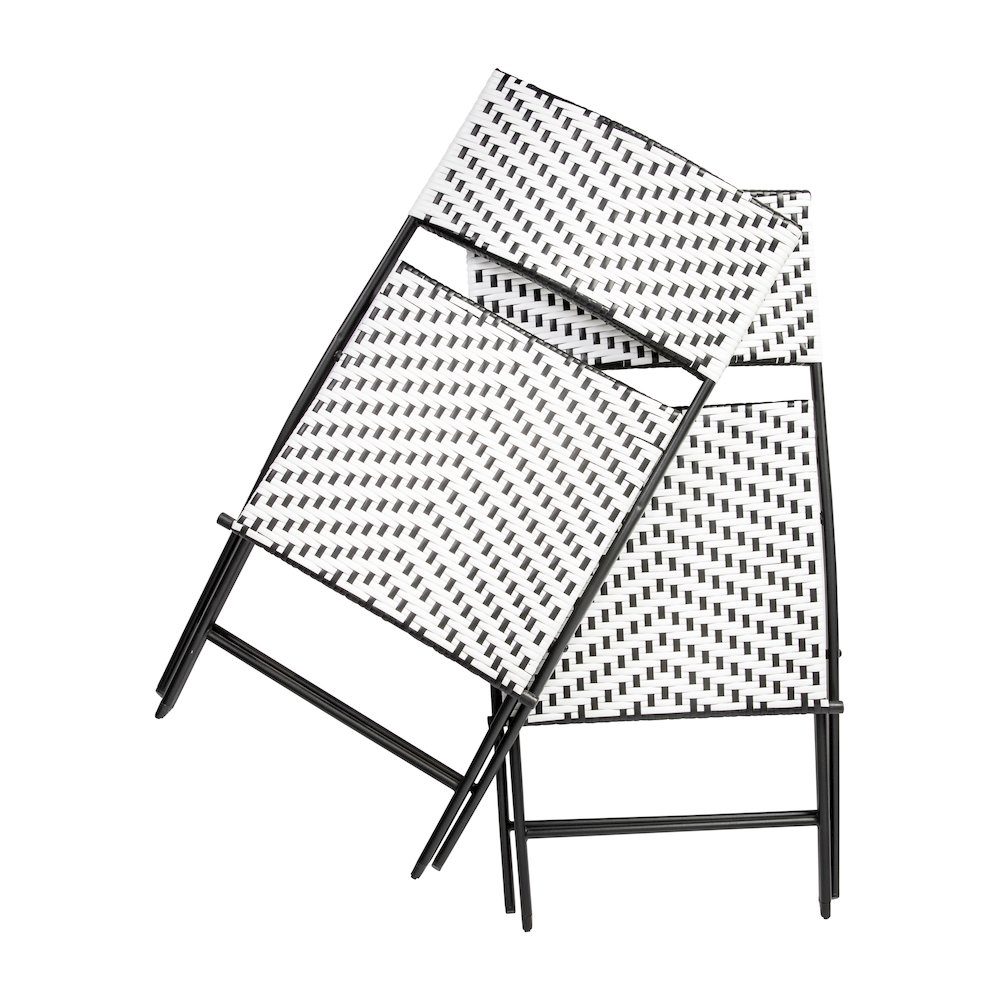 Set of 2 Modern Folding French Bistro Chairs. Picture 10