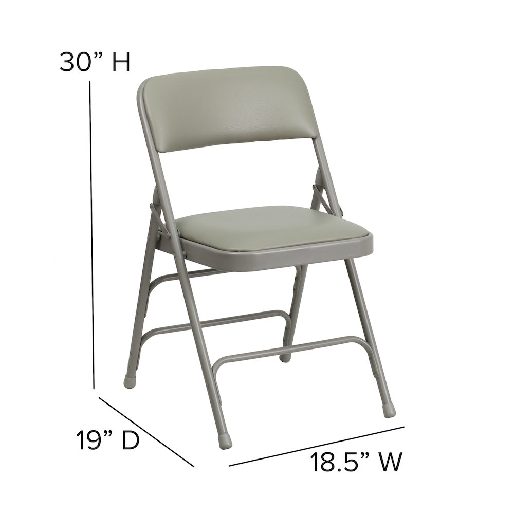 Set of 2: Padded Metal Folding Chair. Picture 7