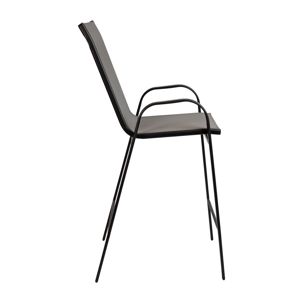 Set of 2 Sling Patio Stools for Commercial and Residential Use. Picture 11