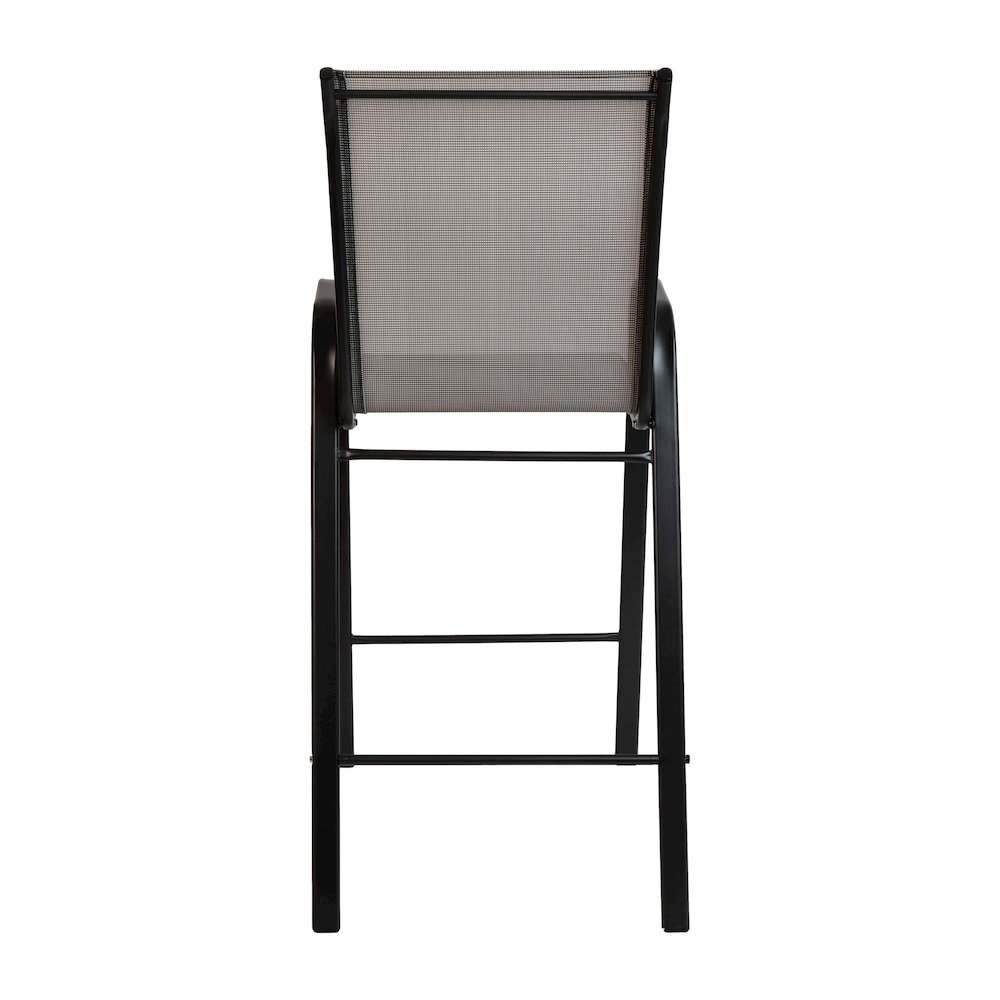 Set of 2 Sling Patio Stools for Commercial and Residential Use. Picture 8