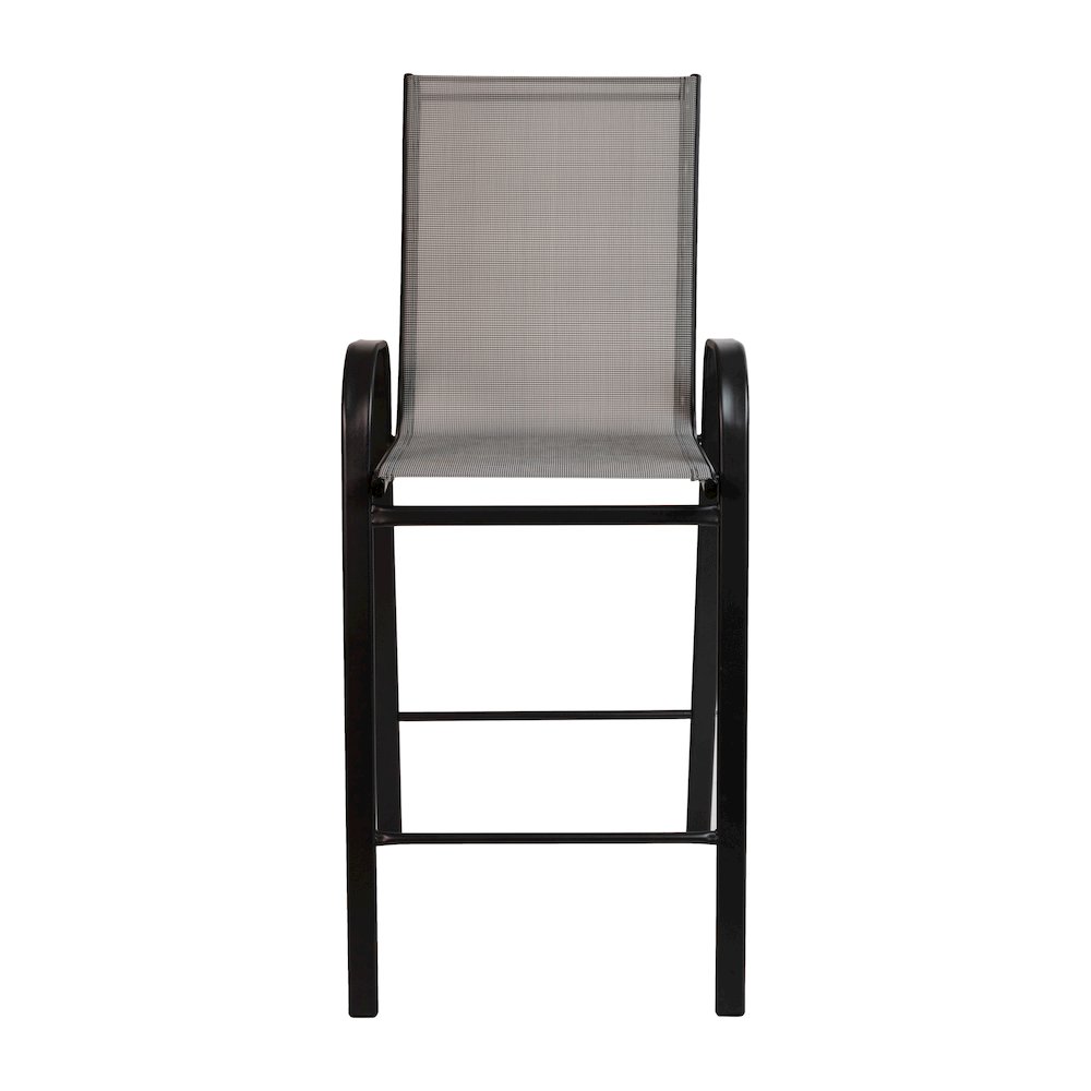 Set of 2 Sling Patio Stools for Commercial and Residential Use. Picture 12