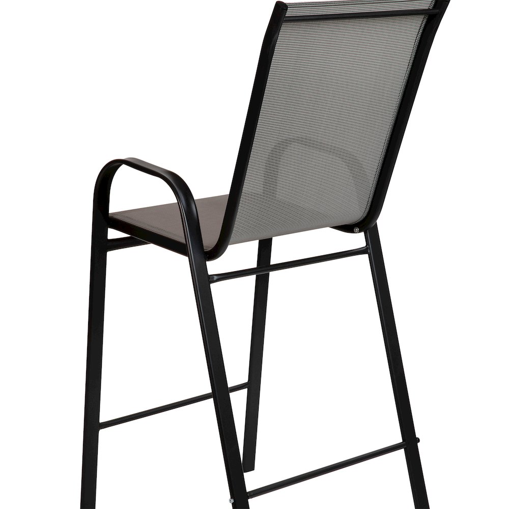 Set of 2 Sling Patio Stools for Commercial and Residential Use. Picture 13