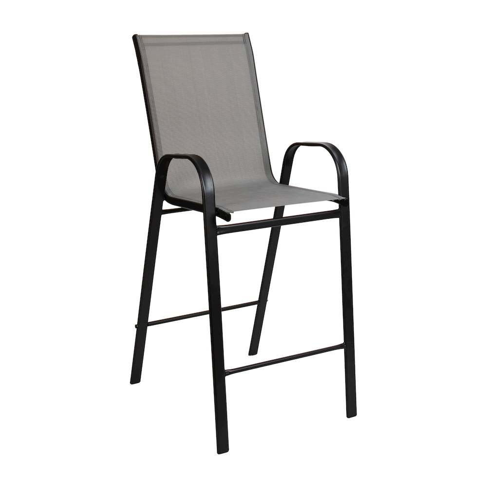 Set of 2 Sling Patio Stools for Commercial and Residential Use. Picture 10