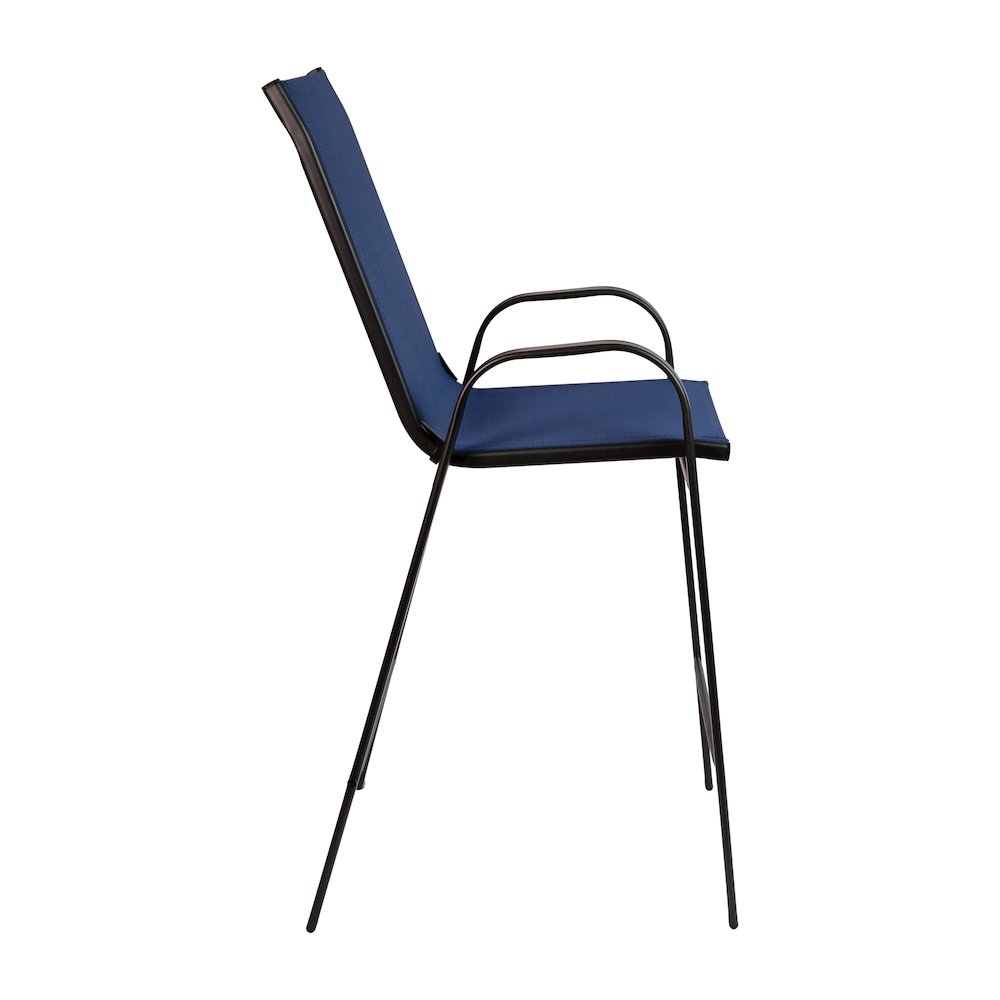 Set of 2 Sling Patio Stools for Commercial and Residential Use. Picture 11