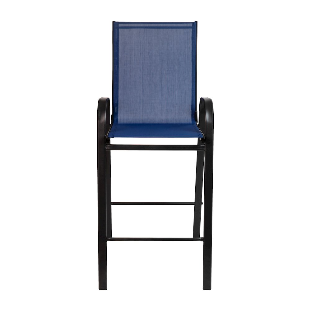Set of 2 Sling Patio Stools for Commercial and Residential Use. Picture 12