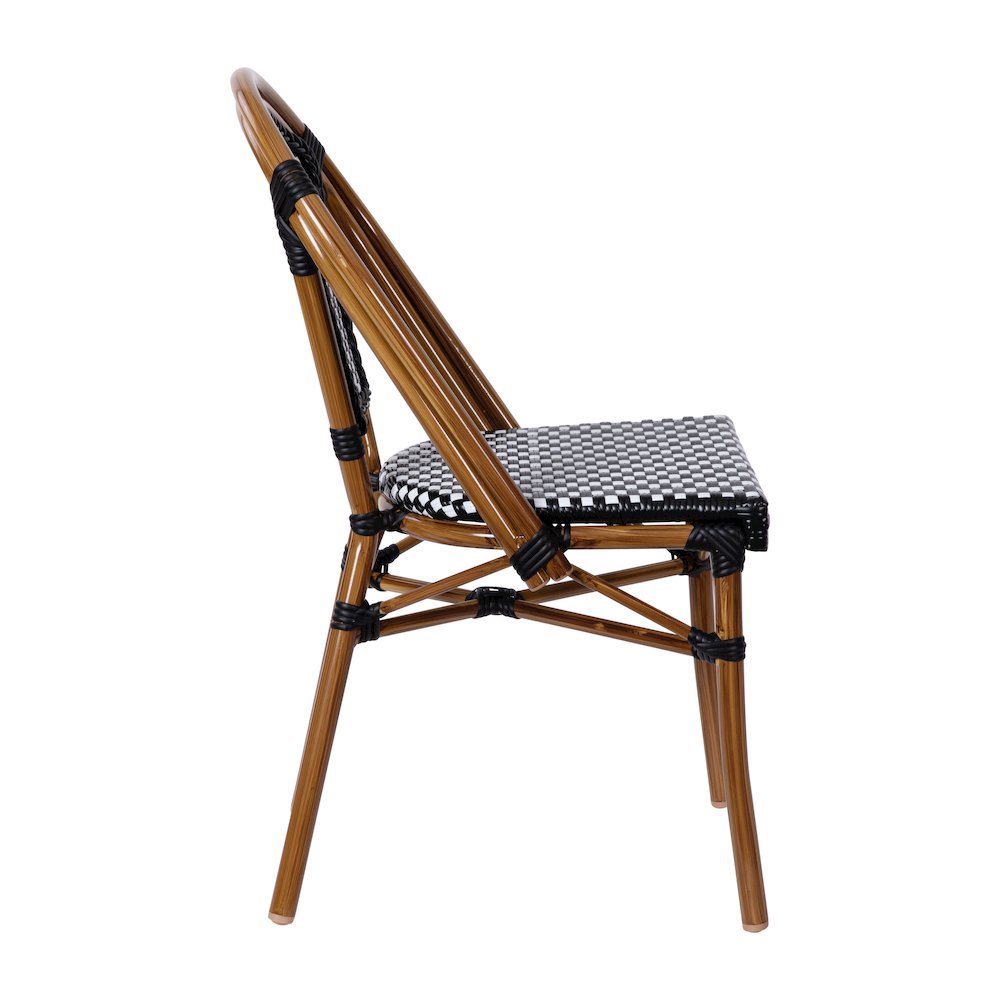 Classic Commercial Grade Indoor/Outdoor French Bistro Chair, Set of 2. Picture 11
