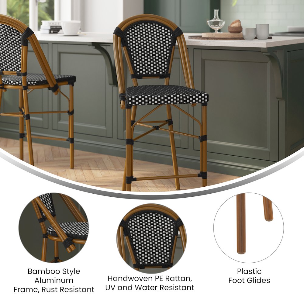 2PK Black/White, Paris Chair. Picture 5
