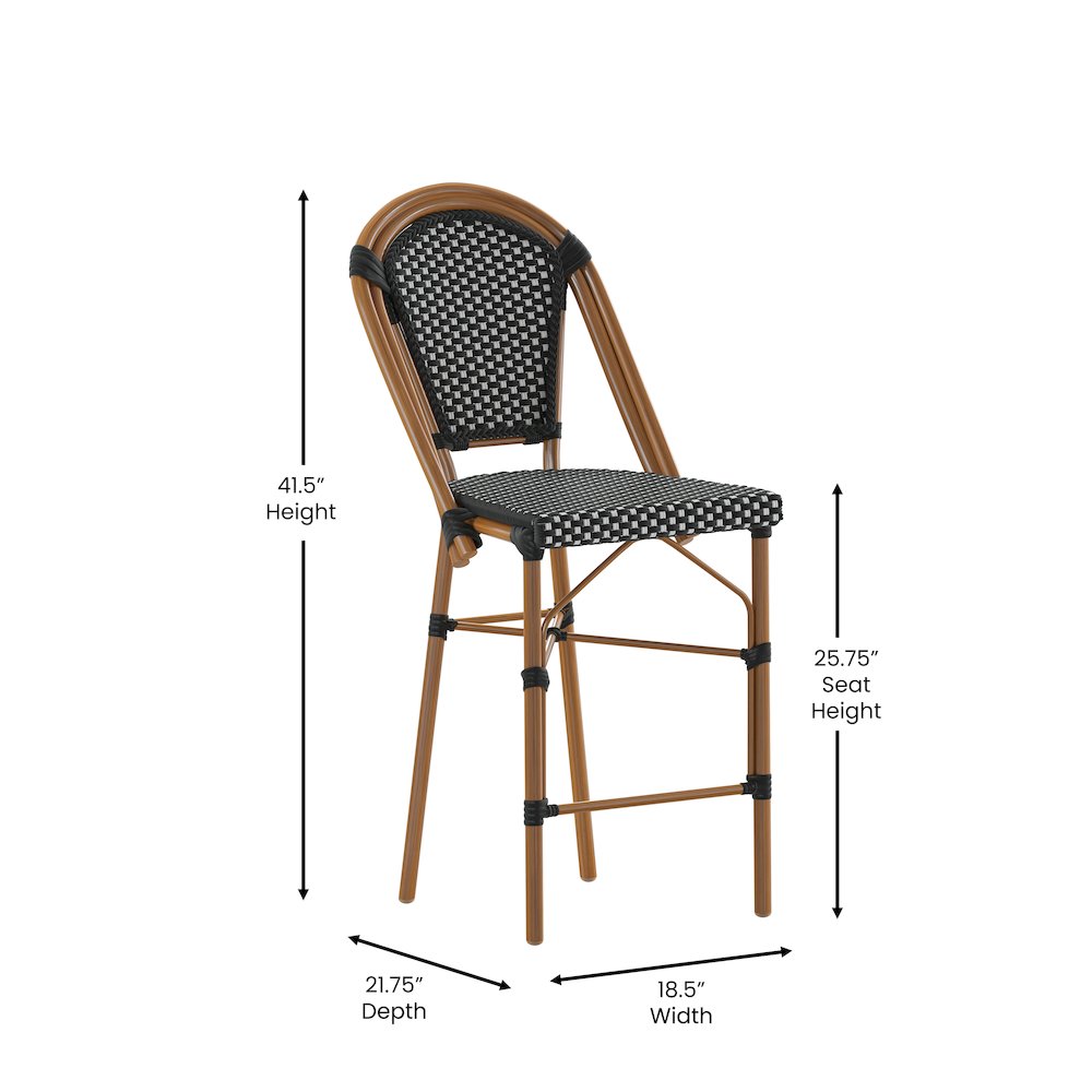 2PK Black/White, Paris Chair. Picture 6