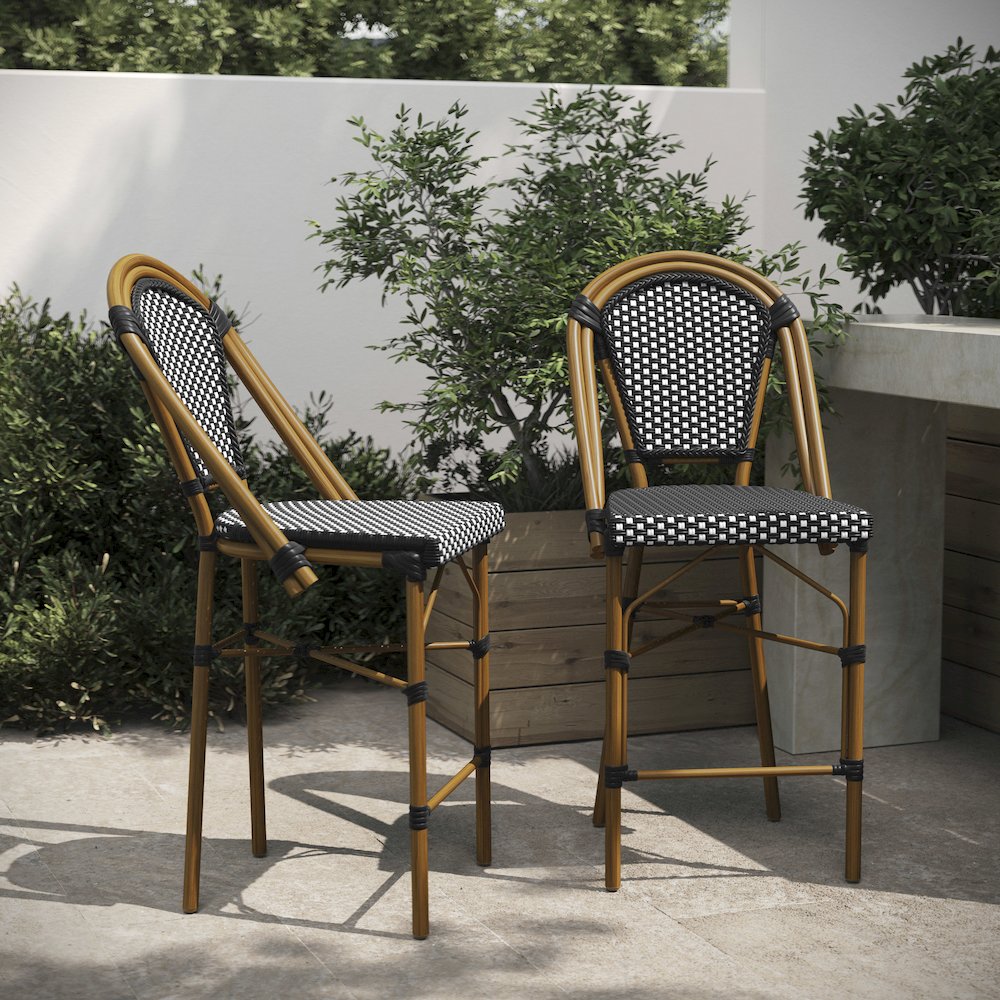 2PK Black/White, Paris Chair. Picture 2