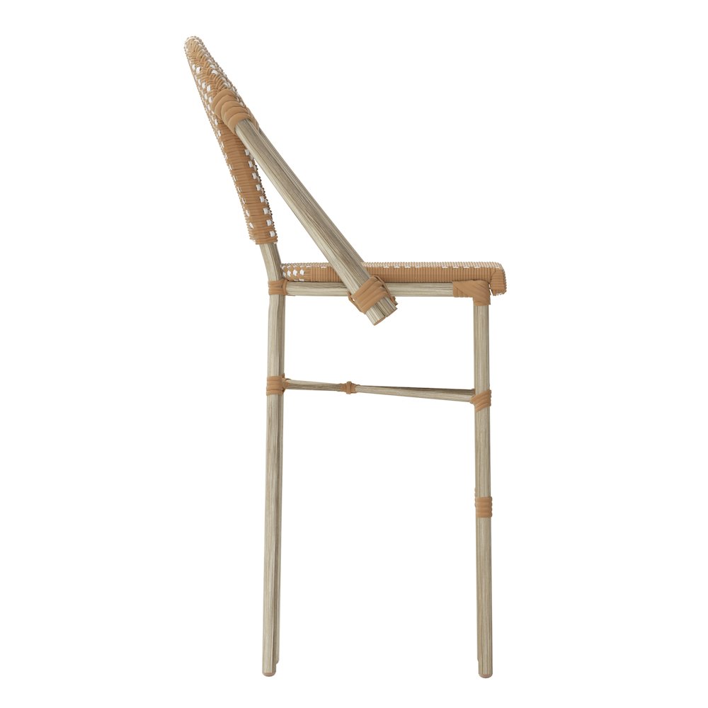 2PK Natural/White, Paris Stool. Picture 11