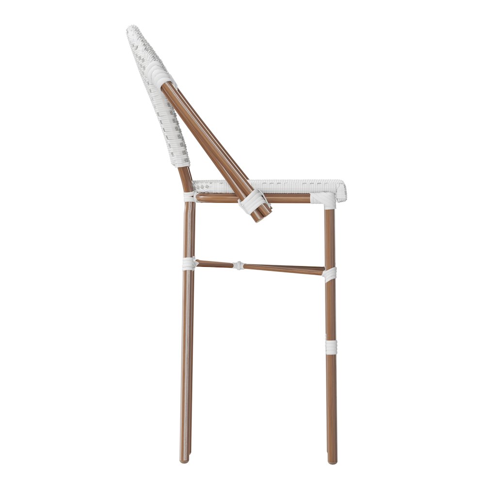 2PK White/Gray, Paris Stool. Picture 11