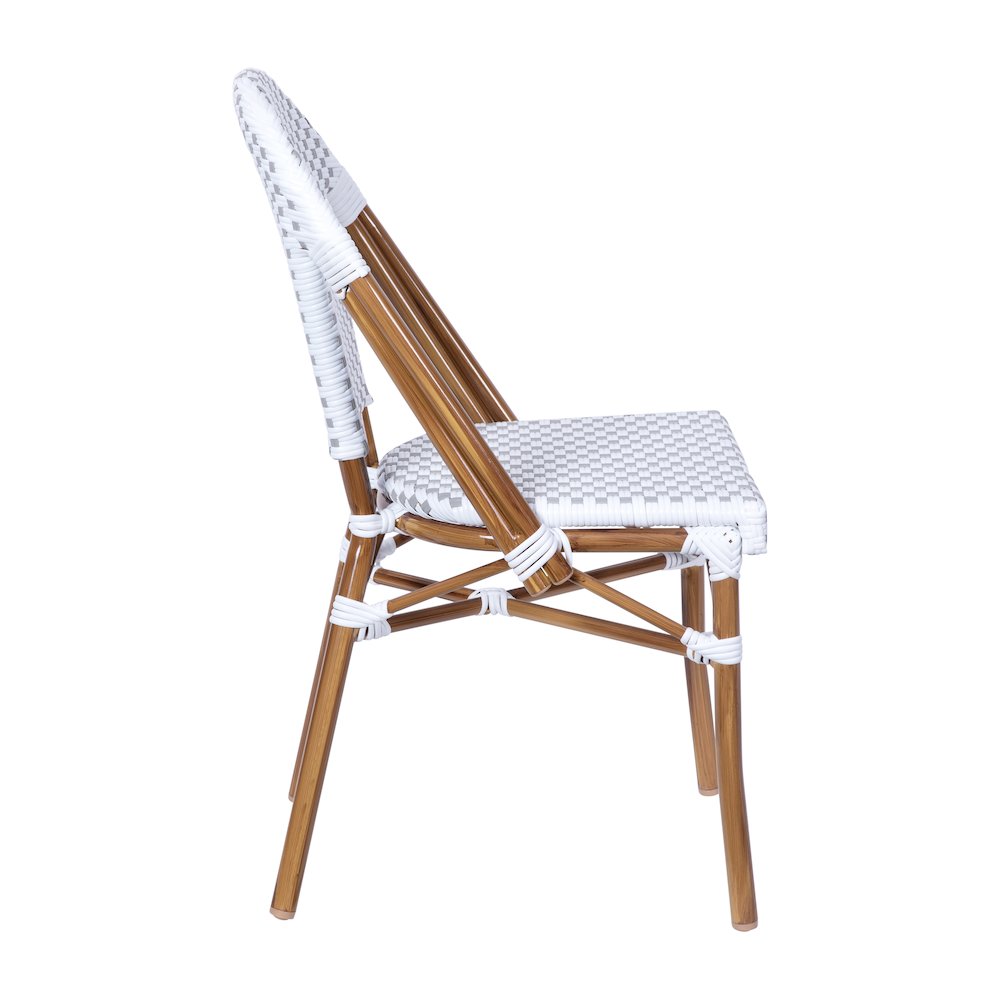 Classic Commercial Grade Indoor/Outdoor French Bistro Chair, Set of 2. Picture 11