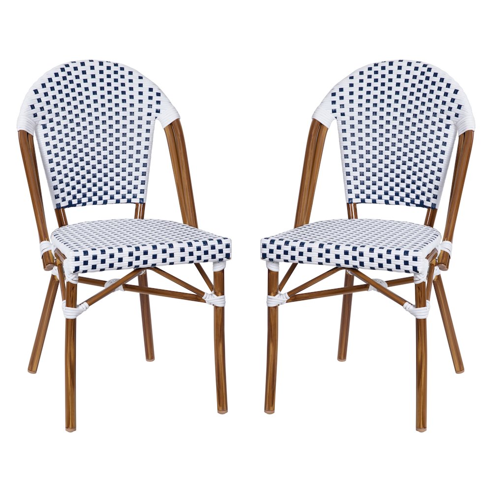 Classic Commercial Grade Indoor/Outdoor French Bistro Chair, Set of 2. Picture 3