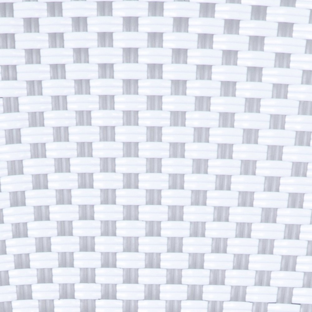 Set of 2 Classic Commercial Grade Bistro Chairs, White & Gray/Natural Frame. Picture 18