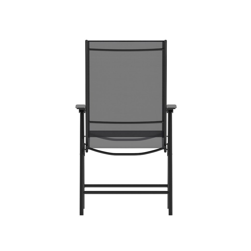 Set of 2 Modern Patio Folding Chairs. Picture 9