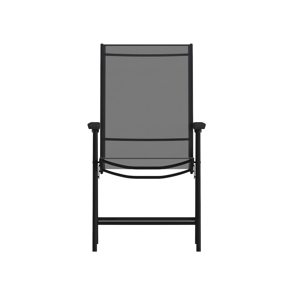 Set of 2 Modern Patio Folding Chairs. Picture 12