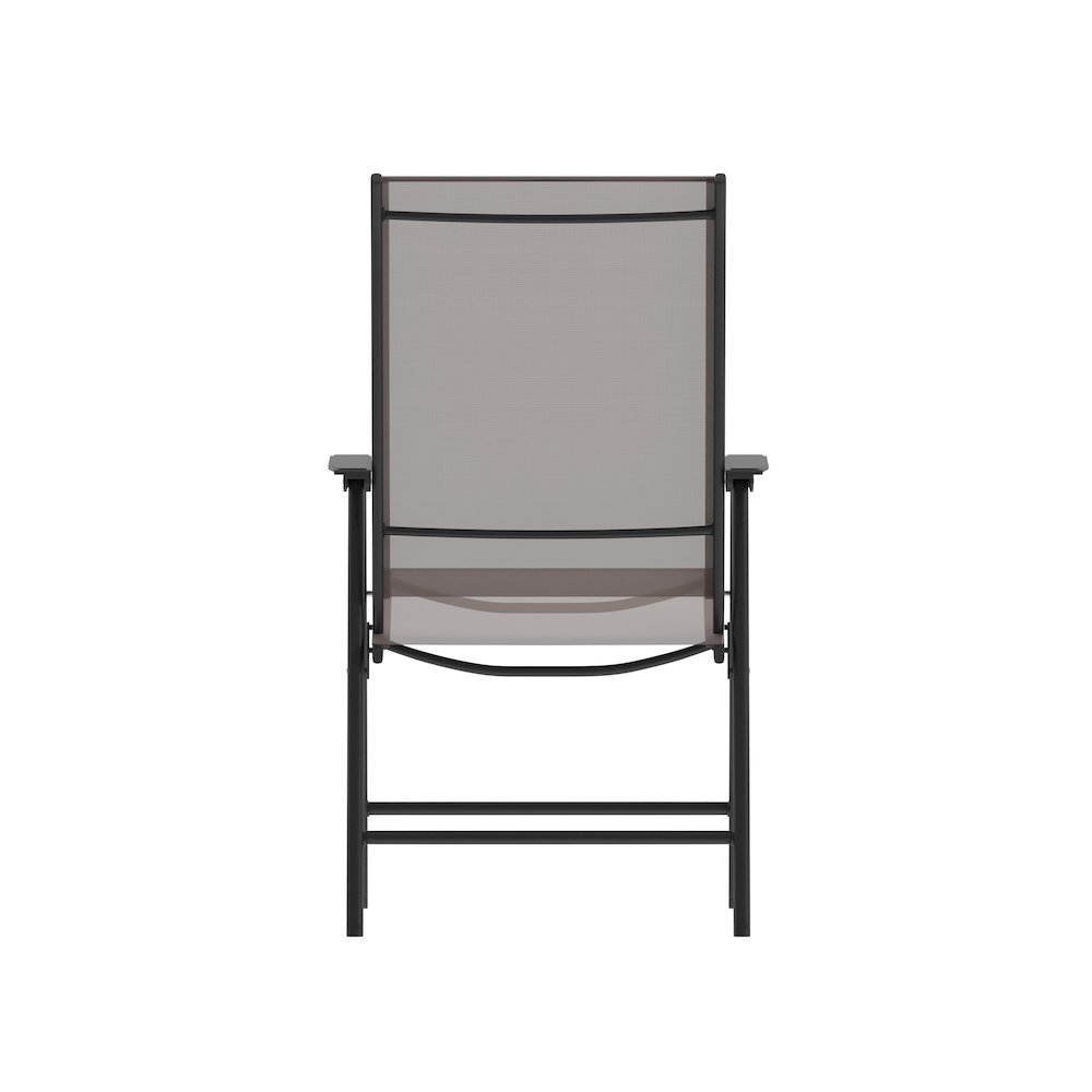 Set of 2 Modern Patio Folding Chairs. Picture 9