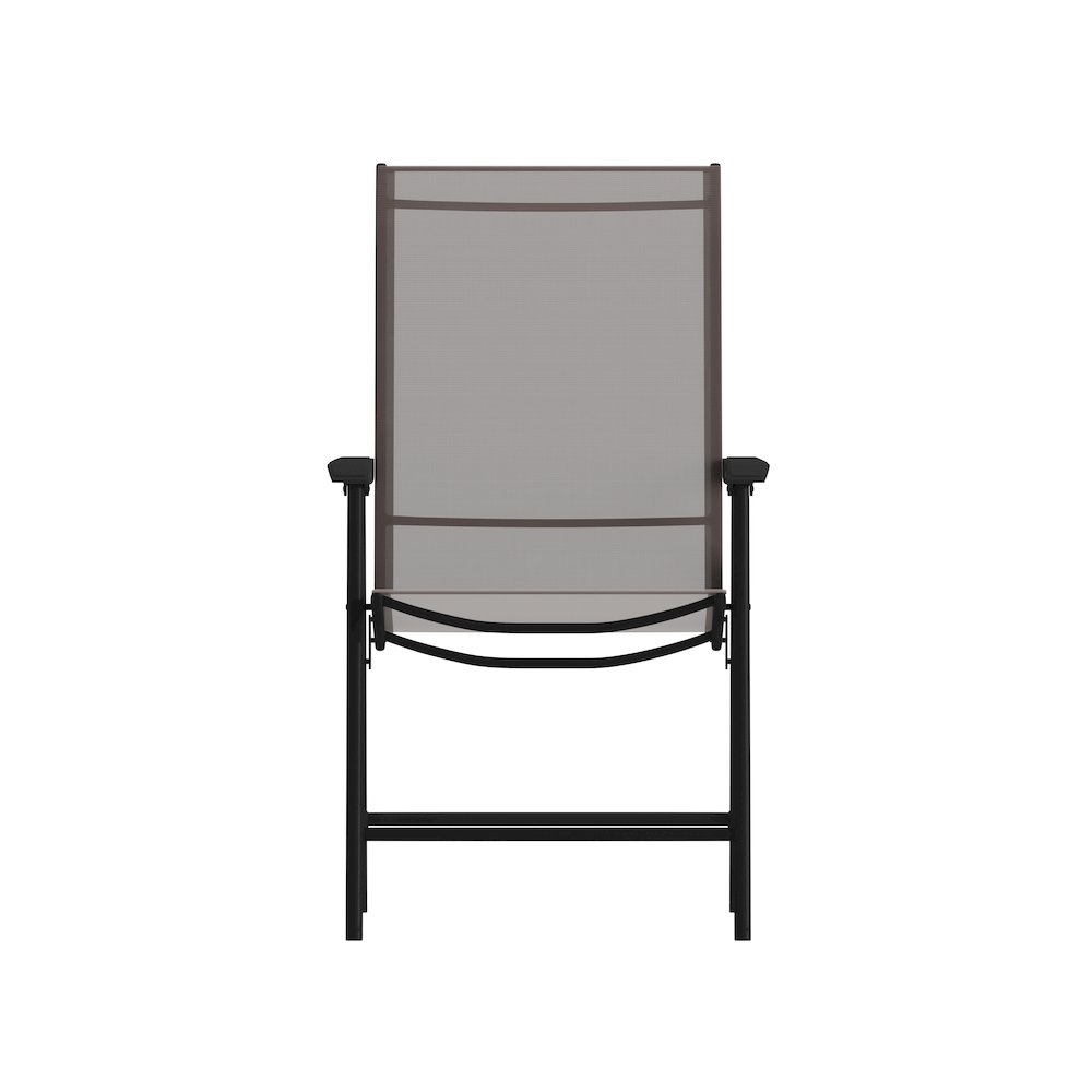 Set of 2 Modern Patio Folding Chairs. Picture 12