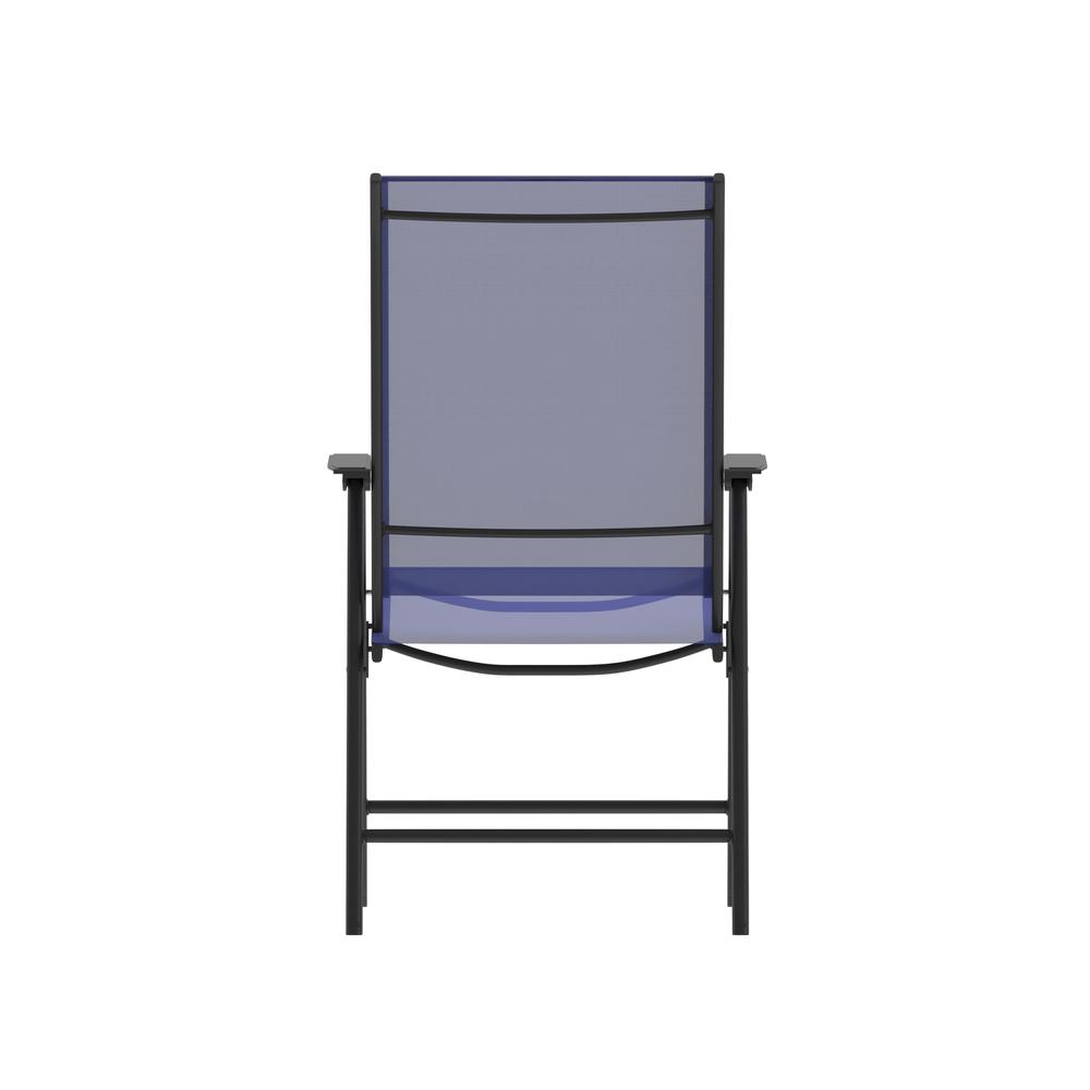 Set of 2 Modern Patio Folding Chairs. Picture 1